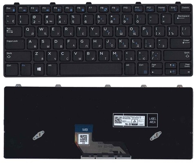 Клавиатура для ноутбука Dell Vostro 5301 черная