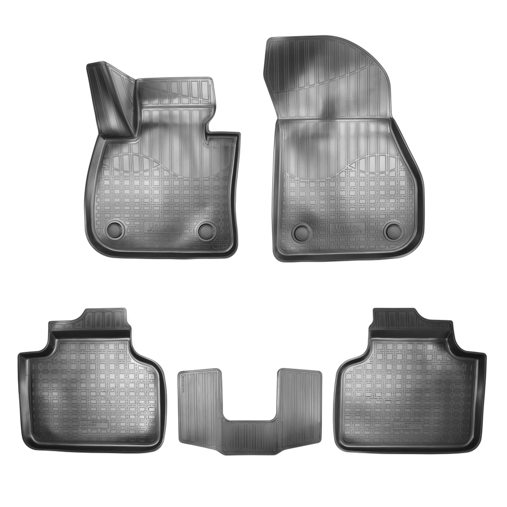 Ковры в салон Norplast/Unidec для BMW 2 в кузове F45 Active Tourer (2014-), Черный, арт.NPA11-C07-078-1