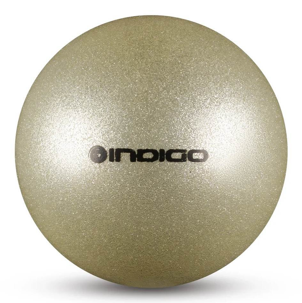 Мяч для х/гимнастики Индиго 15 см Metallic