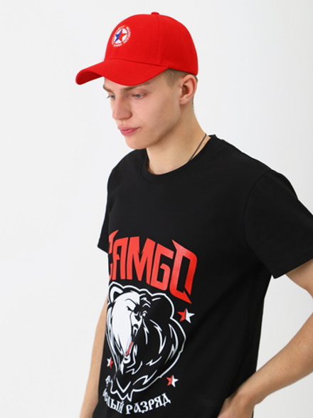 Бейсболка САМБО красная