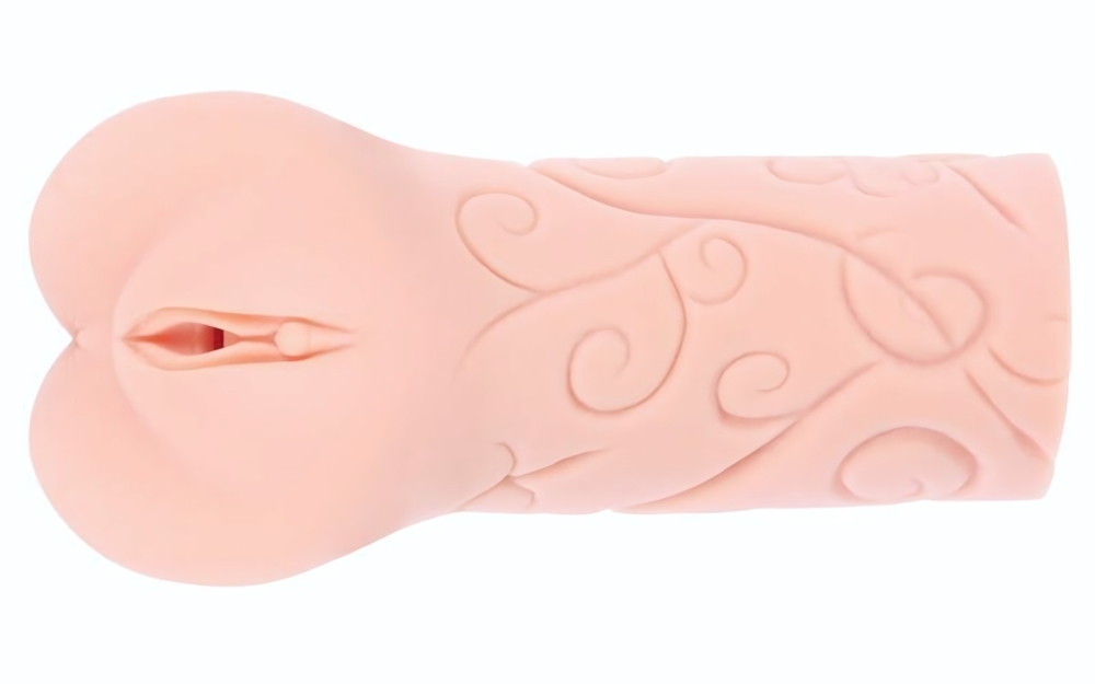 Мастурбатор-вагина Tattoo с двойным слоем материала (Цвет: телесный)