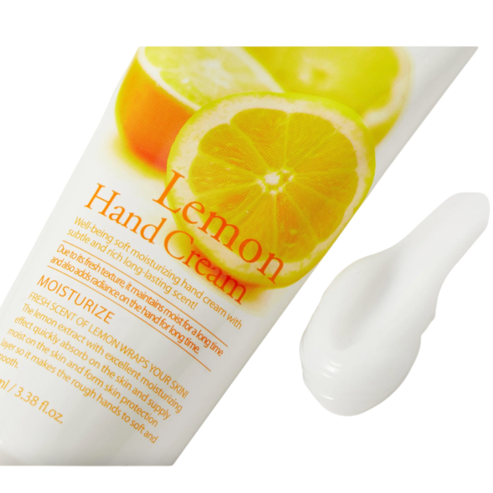 Крем для рук увлажняющий с экстрактом лимона 3W Clinic Lemon Hand Cream, 100 мл