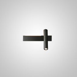 Настенный Светильник Jenius L25 Black Right By Imperiumloft