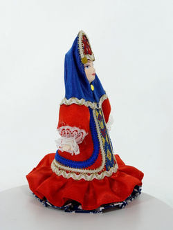 Кукла интерьерная Потешного промысла в Женском зимнем костюме.