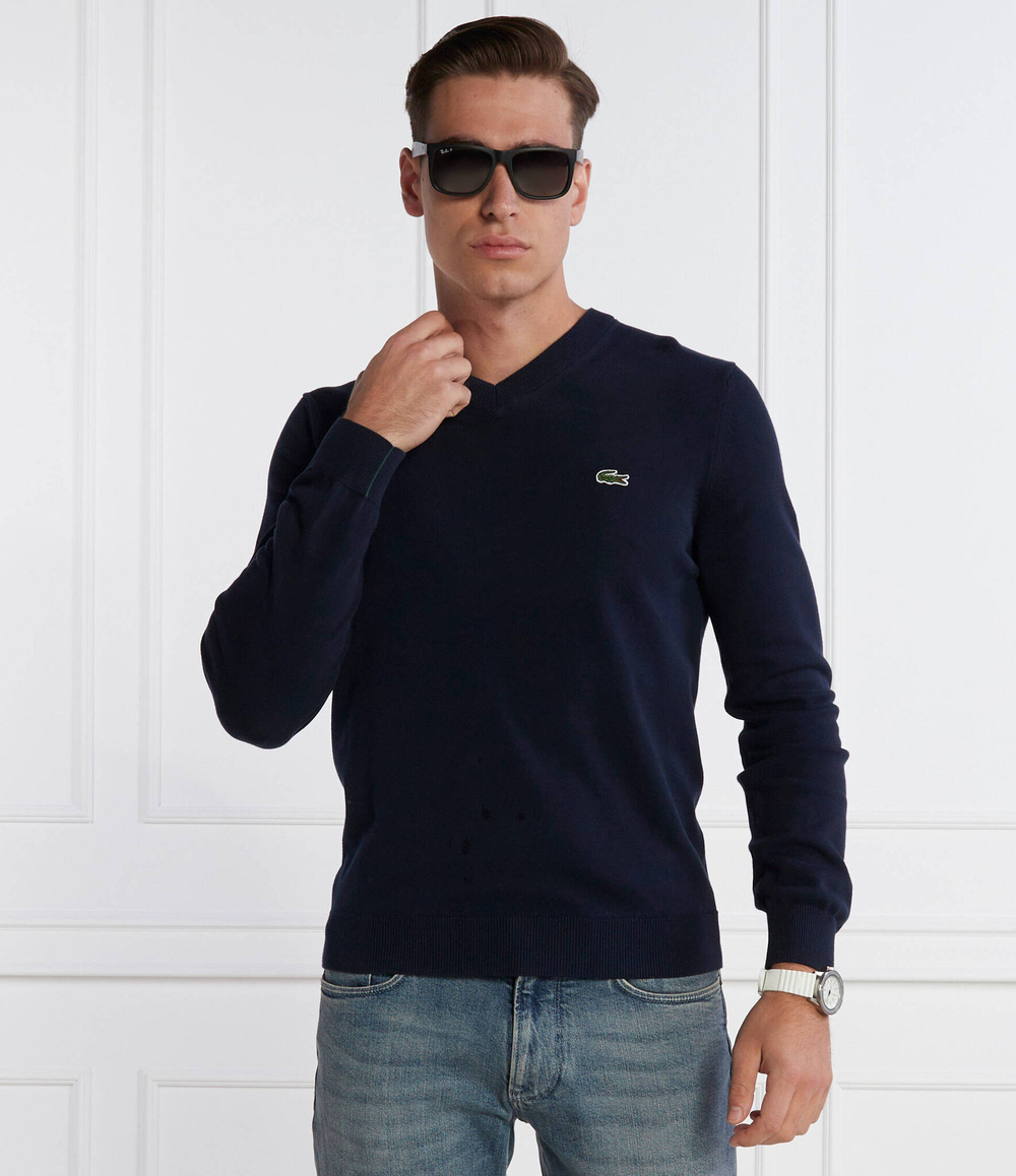 Свитер Lacoste - темно-синий(AH1951)