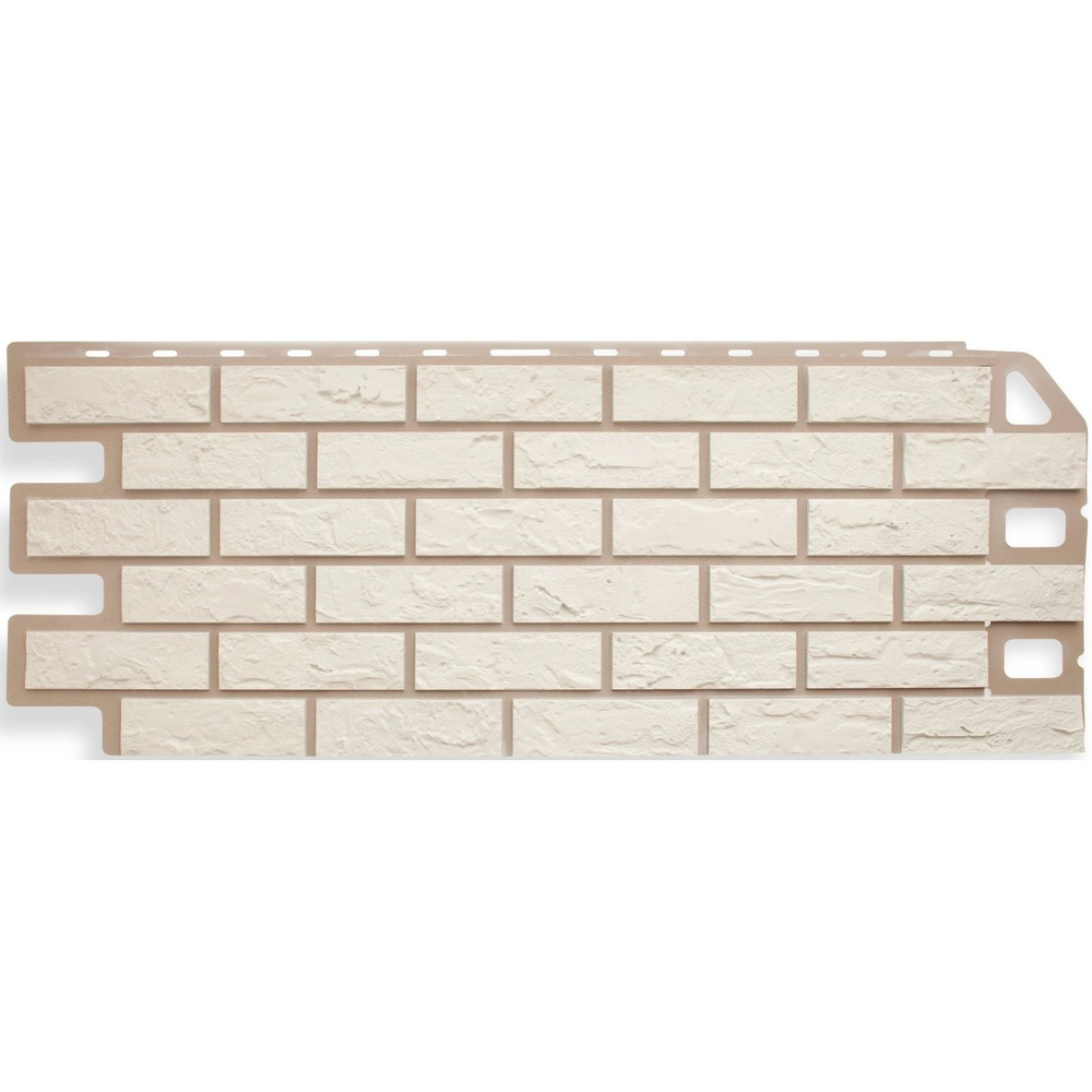 Панель фасадная Альта Профиль Кирпич белый 1140х480 мм