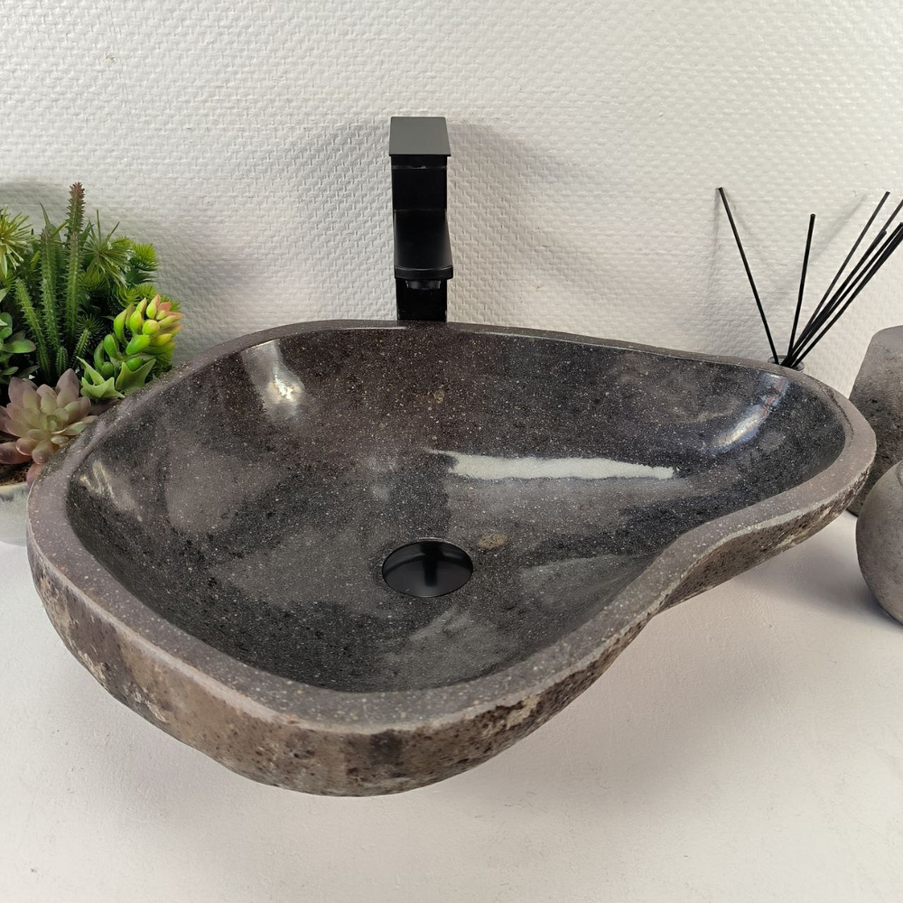 Раковина из речного камня RS-65415 53*43*15 0857