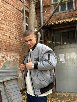 Бомбер ZRD Tag Серый