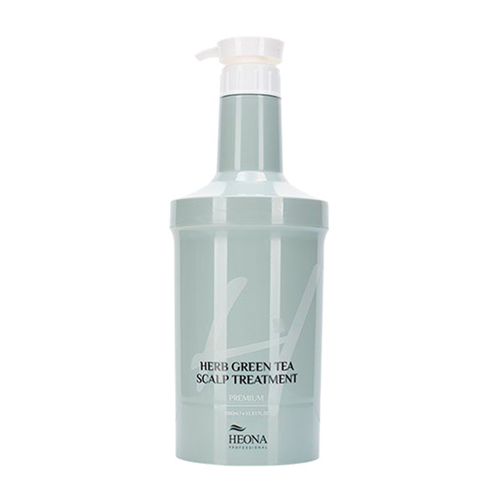 Питательная маска для волос с экстрактом зеленого чая Heona Professional Herb Green Tea Scalp Treatment 1000мл