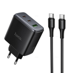 Hoco C160A Upgrade PD65W(2C1A) зарядное устройство набор (Type-C на Type-C)