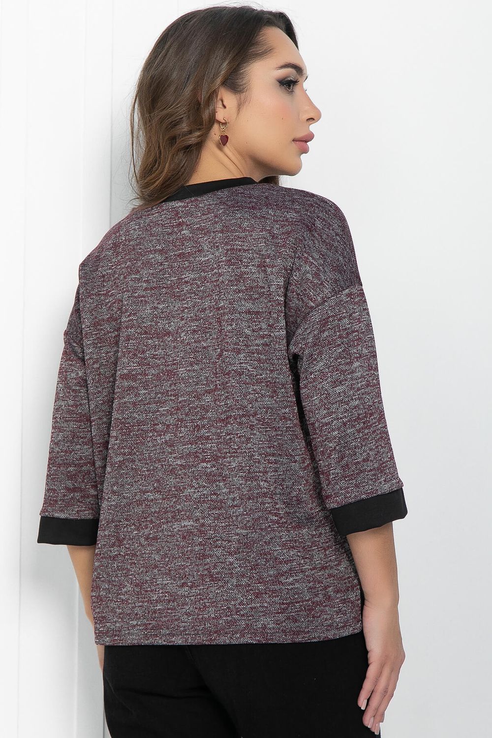 Джемпер Сиэтл (бордовый) Б11844 LT Collection