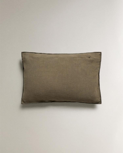 ZARA HOME ОДНОТОННАЯ НАВОЛОЧКА ДЛЯ ДЕКОРАТИВНОЙ ПОДУШКИ, ЗЕЛЕНЫЙ