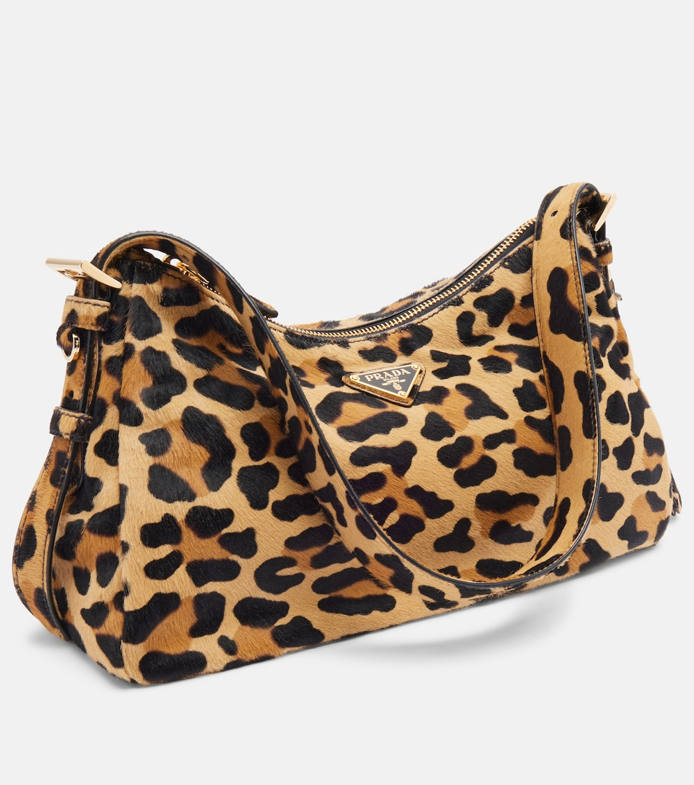 Сумка Prada Aimèe Medium Сalf Рair Shoulder