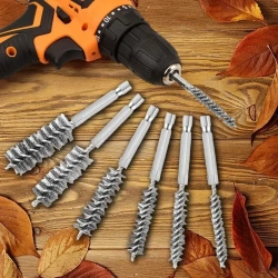 6 шт. Щетка скважины нержавеющей стали/металлическая для ушм/нержавеющей стали