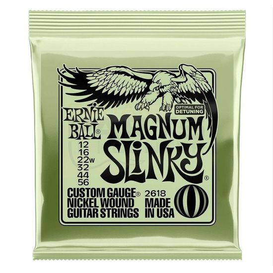 Струны для электрогитары ERNIE BALL 2618 Nickel Wound Slinky Magnum 12-56