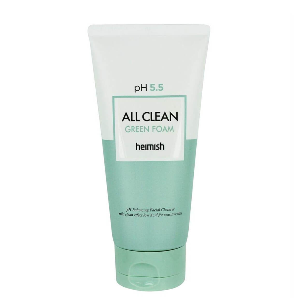 Очищающая пенка для лица Heimish pH 5.5 ALL CLEAN Green Foam 150 г