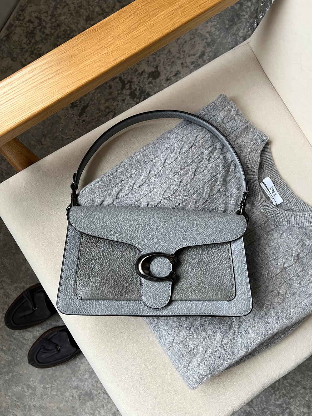Кожаная сумка Coach