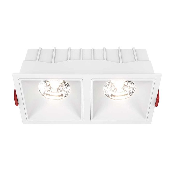 Встраиваемый светильник Maytoni Alfa LED DL043-02-15W4K-D-SQ-W