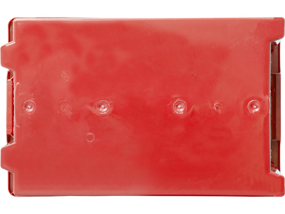 Ящик сплошной 600×400×270 мм, объем 43 л., арт.: 600-6427 гд, красный, код: 21330