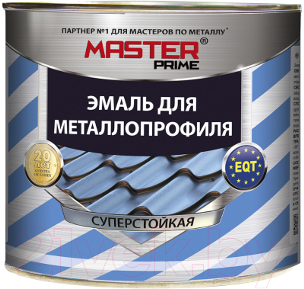 ГРУНТ-ЭМАЛЬ MASTER ДЛЯ МЕТАЛЛОПРОФИЛЯ RAL 7016 4КГ