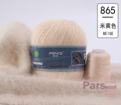 Пряжа Mink Wool (пух норки с синей этикеткой), 50г, 350м, 90%пух норки,10%полиамид (цена за 1 шт)