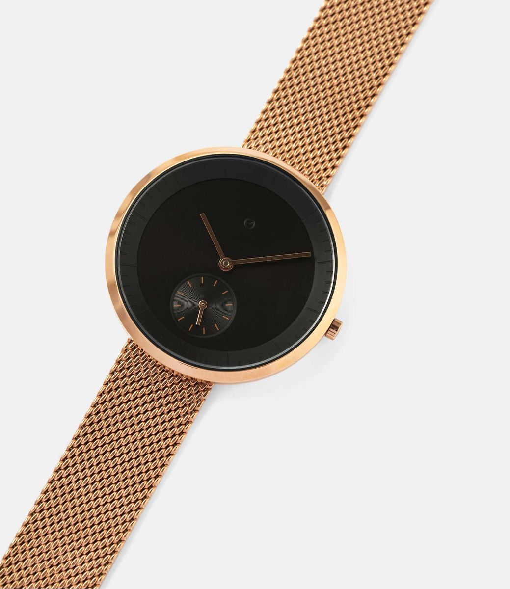 Hodina Kirkland Mesh — часы в цвете розовое золото (34 мм)