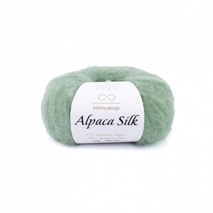 Infinity Design Alpaca Silk  (9052/Молодая олива)