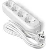 Удлинитель Универсал E-304 4 гнезда 3 метра с заземляющими контактами ПВС 3х1 (16972)