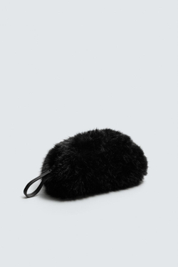 ZARA Х DISNEY КЛАТЧ МЕХОВОЙ, ЧЕРНЫЙ