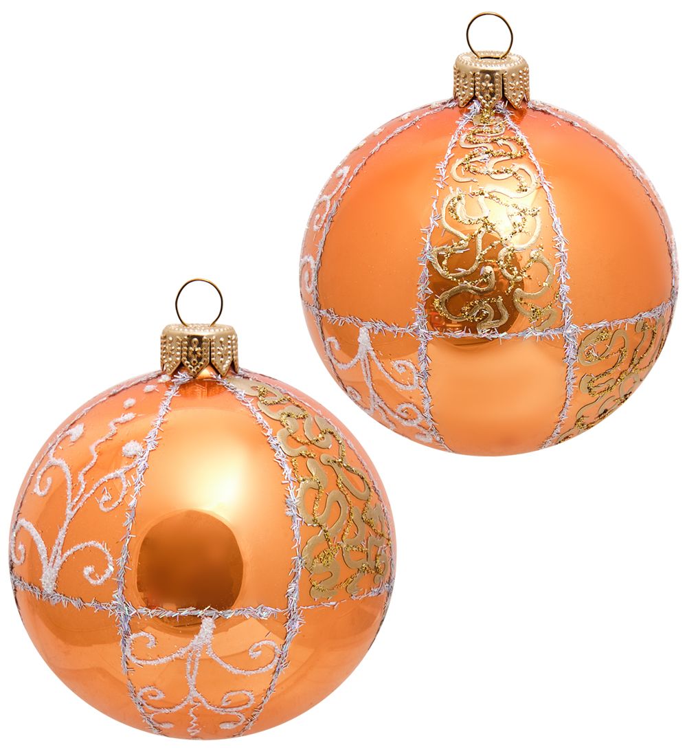 Элита НФШ-1213/1 Набор ел.украшений Шар 2шт «Паутинка» 80 мм