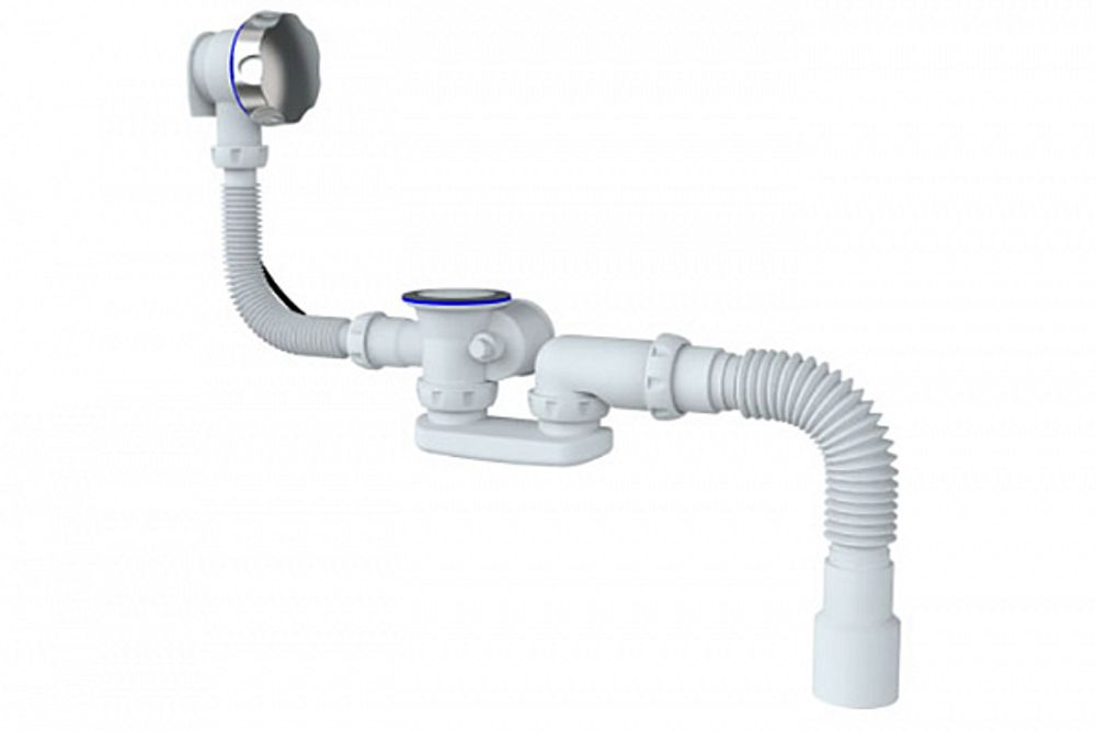 Сифон UNICORN автомат для ванны и глубок. поддона S102