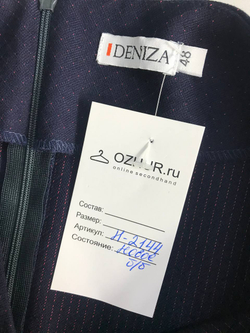 Платье Deniza в мелкий горошек, визуально на 48 размер, новое