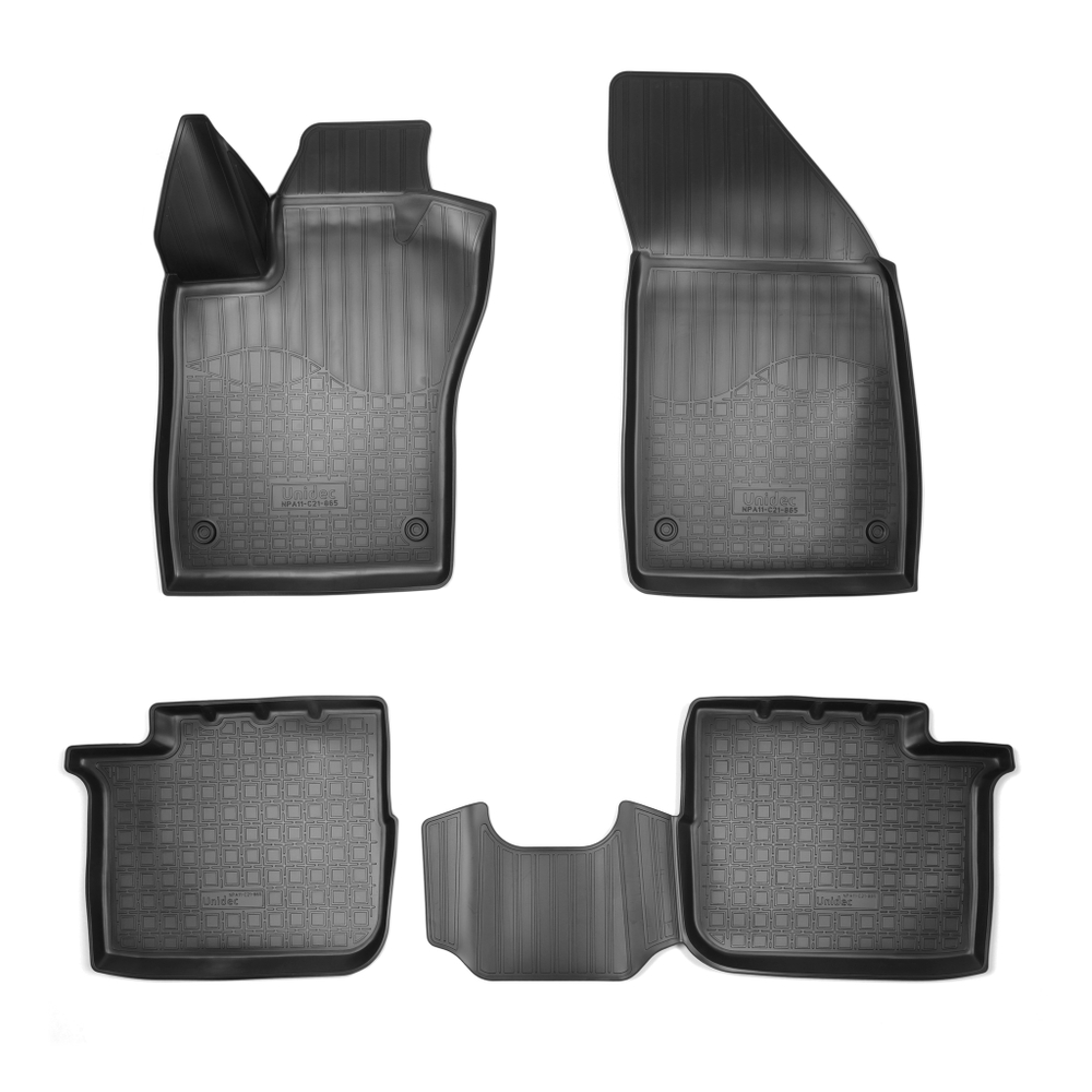 Ковры в салон Norplast/Unidec для Fiat Egea в кузове SD (2015-), Черный, арт.NPA11-C21-865