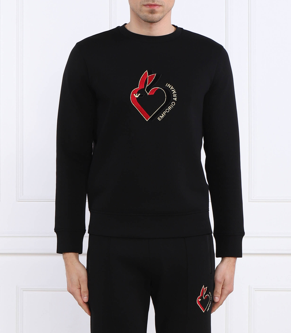 Худи Emporio Armani - черный(3R1MBJ 1JHSZ)