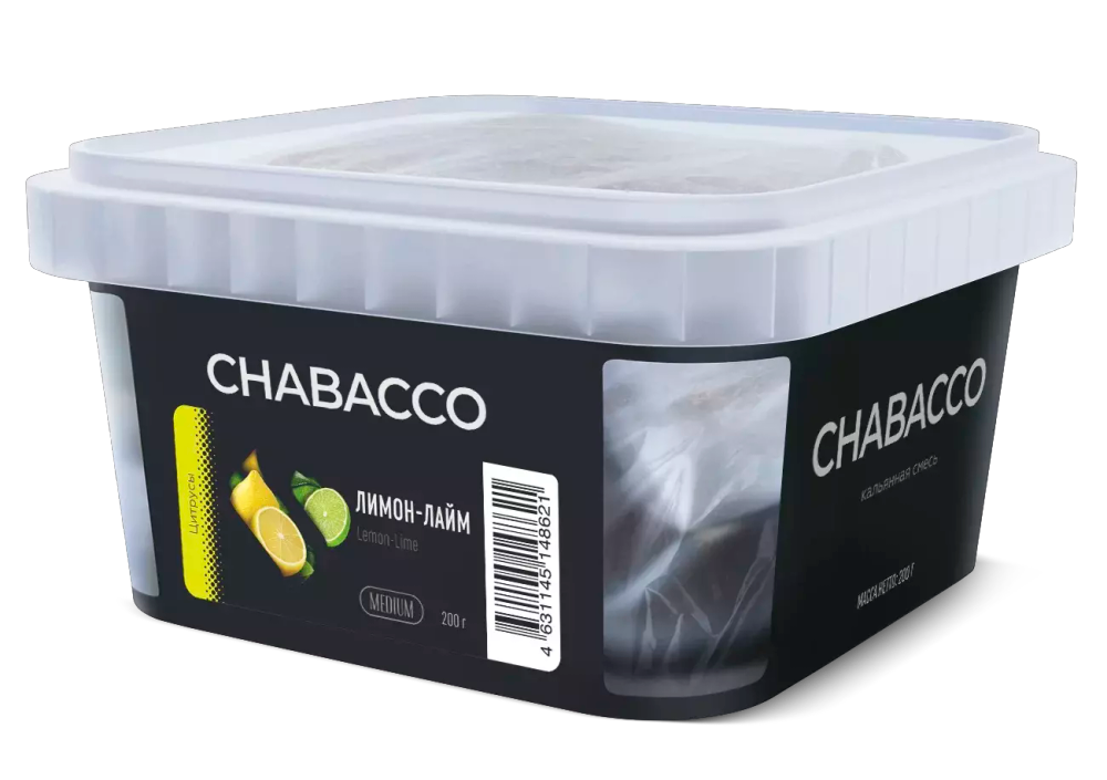 Chabacco Medium - Lemon-Lime (200г)