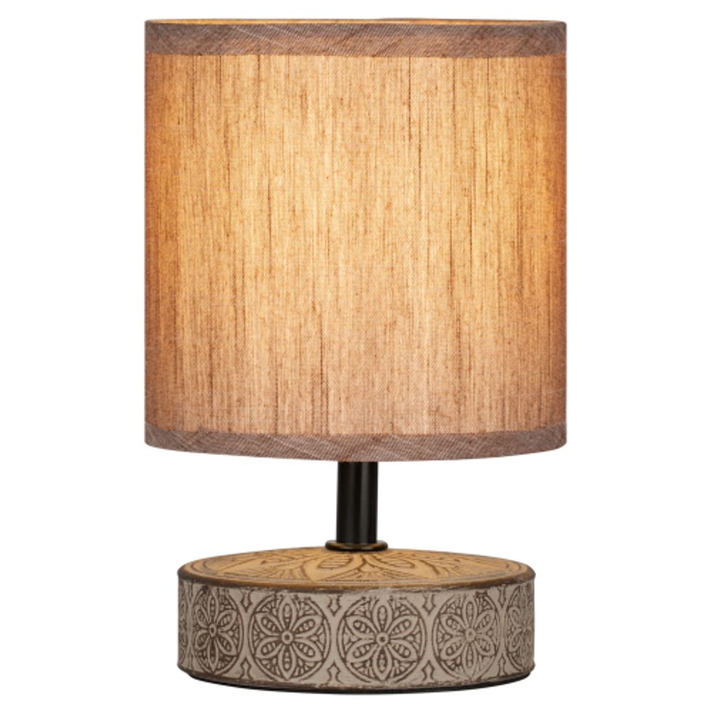 Настольная лампа Rivoli Eleanor 7070-502 1 * Е14 40 Вт керамика кофейная | Настольные лампы Rivoli