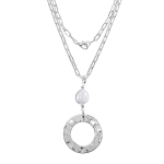 Колье Fiore Luna Perle LN5107 BW/S