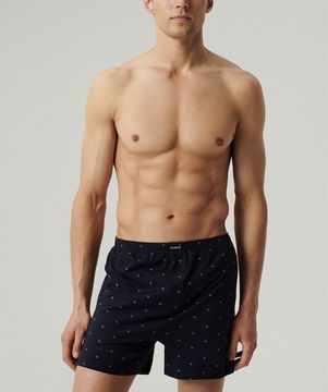 Трусы (2 шт) мужские семейные Atlantic 2MBX-072, хлопок, серый меланж + темно-синий