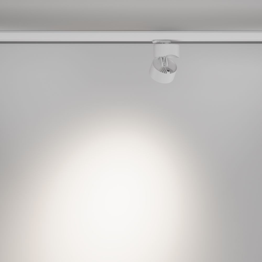 Трековый трехфазный светодиодный светильник Maytoni Trinity Alfa TR199-3-15W4K-M-W