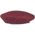 Берет вишневый бесшовный