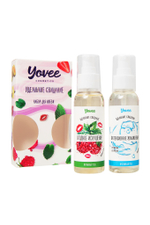 Набор гелей-смазок Yovee для любви (721009+721051), вкусовой (малина/мята) + увл (гиалурон), 2х100мл