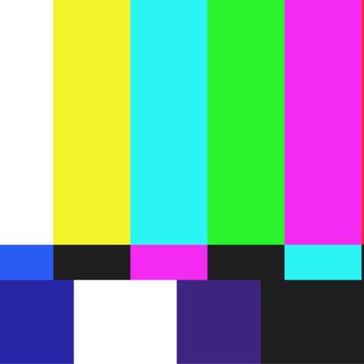 ретро телевидение тестовый образец. радуга фон.