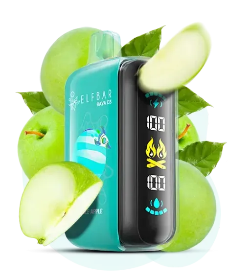 ELF BAR RAYA D3 - Double Apple (5% nic)