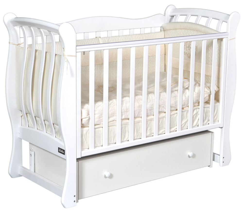 Детская кроватка Bellini Adriana Elegance (универсальный маятник) белый