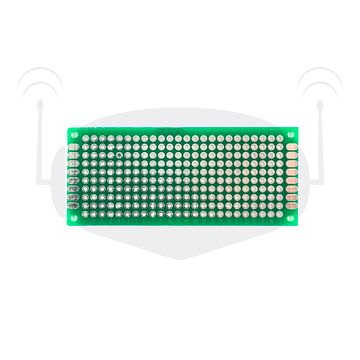 Плата для пайки двухсторонняя 3*7см