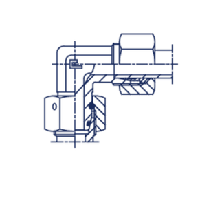 Соединение PN90 DS16 24х1.5 B4 (в сборе)