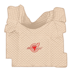 Ковры VOLVO FH-12 2009-2013г (автомат) (экокожа, бежевый, бежевый кант, красная вышивка)