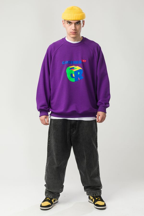 Толстовка Overcrew Summer Intendo Фиолетовый Яркий - фото 2
