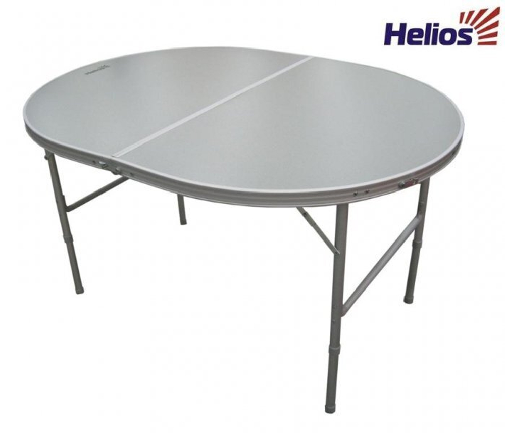 Стол Helios HS-TA-21407M Складной Овальный нагр до30кг 120х90х68 6.2кг