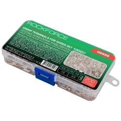 Наконечники кабельные концевые, набор 1000пр. RockFORCE RF-06896